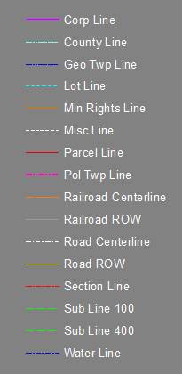 Parcel Linework legend
